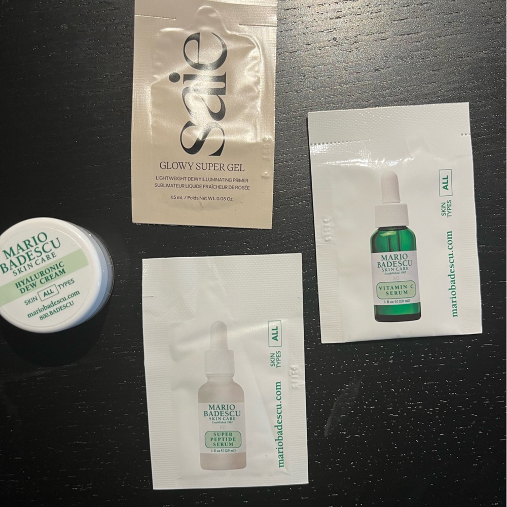 Skincare samples